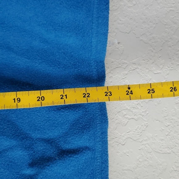 Tommy Hilfiger XL blue poly quarter zip pullover with full pouch (2006) - Picture 10 of 11